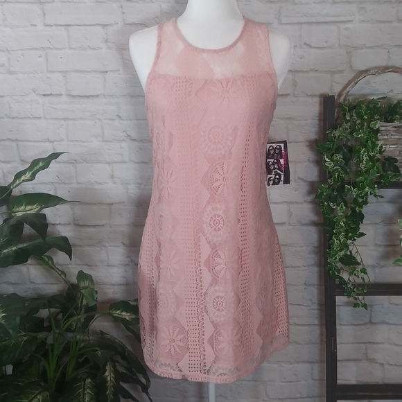 Trixxi Dresses & Skirts - Trixxi | Pink Lace Dress